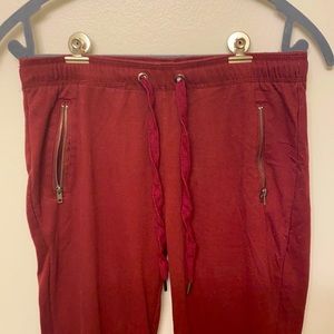 Maroon Drawstring sweatpants